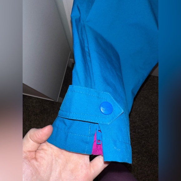 L.L. Bean Women’s XL Pants Nylon Gore Tex Rain Blue Vintage Hiking Outdoors 1669 - Picture 7 of 8
